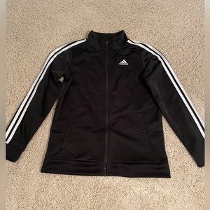Adidas iconic athletic zip up size 14-16 kids